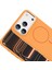 Apple iPhone 17 Pro Max Magsafe Şarj Özellikli Metal Kamera Çerçeveli Magfusion Silikon Kapak Kılıf 2