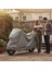 Motosiklet Brandası, Motosiklet, Örtüsü Motor Scooter Brandası, Dayanıklı (L:220X95X125CM)-GRI 2