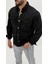 Martin Denim Sport Classic Black Dıgıtal Baskılı Erkek Jean Gömlek 2