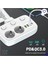 Akım Korumalı 2’li Ayrı Anahtarlı Priz, 2x Priz, 3x Usb, 1x Type-C, 2 mt Kablo, Hızlı Şarj 2