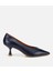 01AYH312590A680 KADIN Deri Lacivert Ince Topuklu Stiletto 1
