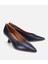 01AYH312590A680 KADIN Deri Lacivert Ince Topuklu Stiletto 2