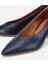01AYH312590A680 KADIN Deri Lacivert Ince Topuklu Stiletto 3