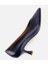 01AYH312590A680 KADIN Deri Lacivert Ince Topuklu Stiletto 6