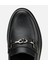 01AYH314390A100 KADIN Deri Siyah Tokalı Klasik Loafer 5
