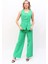 Aller Yelek & Bol Paça Pantolon Takım-Yeşil 2