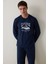 Erkek Everest Oversize Uzun Kollu Pijama Takımı 3