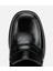 01AYH314470A100 KADIN Rugan Deri Siyah Topuklu Klasik Loafer 5