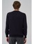 Erkek Lacivert Basic Bisiklet Yaka Dynamic Fit Rahat Kesim Triko 5