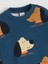 Lcw Baby Petrol Köpek Baskılı Erkek Bebek Eşofman Altı ve Sweatshirt 2'li 3