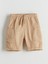 Yeni Sezon Beli Lastikli Basic Müslin Erkek Çocuk Şort 3
