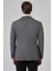 Erkek Füme Örme Trend Desenli Slim Fit Mono Yaka Ceket 5