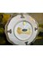 Schwarzenhammer Pirzellan Zin Çarçeveli Porselen Duvar Tabağı - 23 cm Çapında 4