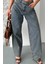 Baggy Kar Yıkama Eskitme Kahve Jeans Pantolon 6
