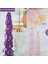 Pelur Kağıttan Süs Sarkık Fon Süsü Pembe Balon Süsü 1 Metre 2