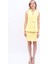 Abiye Yelek & Kısa Klem Etek Takım-Sarı 3