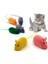 Kediler Için 4 Adet Oyun Faresi Oyuncak 1
