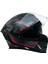 Gp My Helmet MKS001-BGR Yarış Spoiler Güneş Vizörlü Şeffaf Full Face Motosiklet Kaskı Xl 3