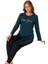 Over Sleep 3199 Kadın Kışlık Süprem Yuvarlak Yaka Eşli Pijama Takımı 1