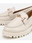 01AYH314700A400 KADIN Ekru Kalın Tabanlı Klasik Loafer 3