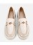 01AYH314700A400 KADIN Ekru Kalın Tabanlı Klasik Loafer 6