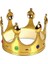 Plastik Kral Tacı Altın Renk Yetişkin Boy 55 cm 1