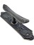 Antika Tarz Dekoratif Pirinç Çiçekli Pencere Kolu - 165X38 Mm, Oksit 1