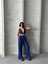 Crop Pantolon Keten Takım S255012 4