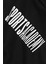 Unisex Academy Üç Iplik Kapüşonlu Önü Cepli Baskılı Sweatshirt Siyah 5