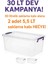 🟣 Mega Saklama Kabı Seti 30 Lt + 2 Adet 5,5 Lt Hediye – Kilitli Şeffaf Organizer Kutular 1