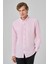 Erkek Pembe Regular Fit Düğmeli Yaka Gömlek 1