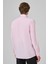 Erkek Pembe Regular Fit Düğmeli Yaka Gömlek 5