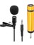 MV-445 Çantalı 5 Metre Kablolu 600 Ohm Yaka Mikrofonu 1
