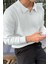 Ermanno Slim Fit Erkek Polo Yaka Fitilli Triko Kazak 2