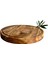Kişiselleştirilmiş Zeytin Ağacı Yuvarlak Pizza ve Biftek Tahtası ( 20 cm ) 1
