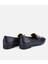 01AYH312430A680 KADIN Deri Lacivert Tokalı Klasik Loafer 4