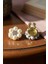 Trend 6 Incili Kristal Detaylı Düğme Kapağı Broş - Pure Blossom Pearl 1