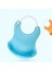 Çocuk Bebek Mama Önlüğü Dökülme Engelleyici Bükülebilir Mavi (4887) 4