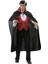 Kırmızı Yakalı Siyah Dracula Pelerin 120 cm 1