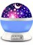 360° Dönen Yıldızlı Gökyüzü Projektör Gece Lambası – Çocuk Odası Gece Lambası USB Bağlantılı Renk Değiştiren Atmosfer Işığı (Mavi/pembe/mor) 7