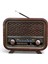 Nostaljik Ahşap Görünüm Radyo,eskitme Trend Nostalji Radyo 5