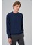 Erkek Indigo Basic Bisiklet Yaka Dynamic Fit Rahat Kesim Triko 2