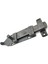 Antika Tarz Dekoratif Pirinç Yassı Kapı Sürgüsü - 35X145 Mm, Oksit 1