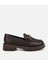 01AYH314700A480 KADIN Kahverengi Kalın Tabanlı Klasik Loafer 1