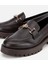 01AYH314700A480 KADIN Kahverengi Kalın Tabanlı Klasik Loafer 3