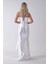 Ekru Sırtı Bağlamalı Yırtmaçlı Abiye 4522018.147 3
