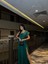 Tek Omuz Gece Elbisesi 583155 Zümrüt 2
