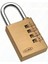 Pirinç Şifreli Asma Kilit - 4 Basamaklı 40MM 1