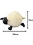 Kuzu Peluş Yastık, Uyku Arkadaşı Peluş Kuzu, Dolly Kuzu, Koyun Peluş Yastık 20 cm 2