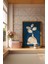 Indigo Still Life Poster - Doğal Ahşap Çerçeveli Tablo 1